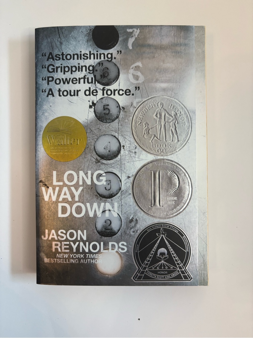 3/$20 “Long Way Down' Jason Reynolds Paperback Book - Gray Cover